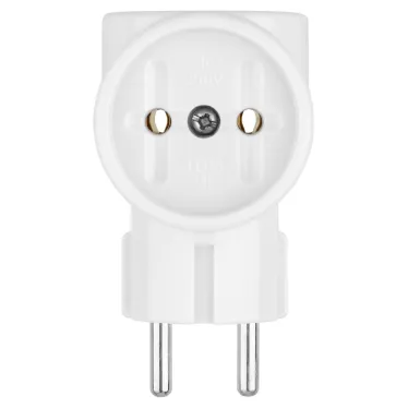 Тройник 3х2П 16А 250B ЕВРО белый "Ретро" (карболит) TDM