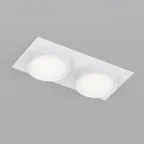 Светильник встраиваемый FLAT IP20 до 15 Вт GX53 LED бел. алюм.