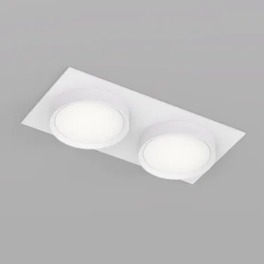 Светильник встраиваемый FLAT IP20 до 15 Вт GX53 LED бел. алюм.