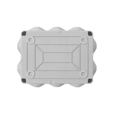 Распаячная коробка ОП 150х110х70мм прозрач. крышка IP55 10 гермовводов инд. штрихкод TDM