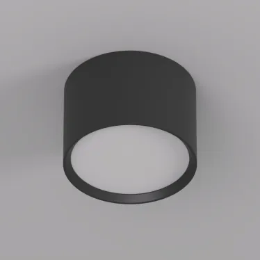 Светильник накладной IP20 до 15 Вт GX53 LED черн. алюм. DENKIRS DK2601-BK