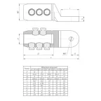 Наконечник болтовой НС 300-03 (до 20 кВ)