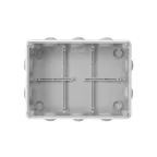 Распаячная коробка ОП 190х140х70мм прозрач. крышка IP55 10 гермовводов инд. штрихкод TDM