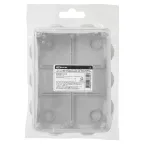 Распаячная коробка ОП 150х110х70мм прозрач. крышка IP55 10 гермовводов инд. штрихкод TDM