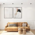 Светильник накладной IP20 до 15 Вт GX53 LED черн. алюм. DENKIRS DK2601-BK