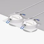 Светильник встраиваемый FLAT IP20 до 15 Вт GX53 LED бел. алюм.