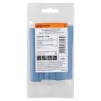 Набор трубок термоусаживаемых клеевых Моноцвет синий 127/43 TDM