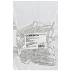 Дюбель-хомут 19х25мм для круглого кабеля нейлон белый (100шт/упак) GENERICA