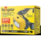 Фонарь светодиодный NPT-H40-ACCU 3Вт 1COB налобный аккумуляторный