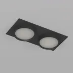 Светильник встраиваемый FLAT IP20 до 15 Вт GX53 LED черн. алюм.