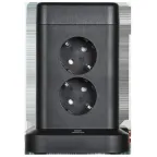 DOMINIC Удлинитель У08K 8 мест 2P+PE 1,5м 3х1,0мм2 16А/250В USB A+C 20Вт черный IEK