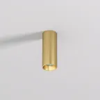 Светильник накладной SHINE TUBE со светодиодом D45хH115 IP20 3000 К 7 Вт RA-90 сатинированная латунь алюм. DENKIRS DK2615-SB