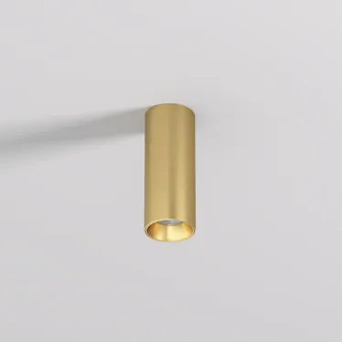 Светильник накладной SHINE TUBE со светодиодом D45хH115 IP20 3000 К 7 Вт RA-90 сатинированная латунь алюм. DENKIRS DK2615-SB