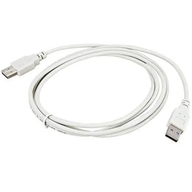 Кабель USB (шт. USB A - шт. USB A), 3м., серый
