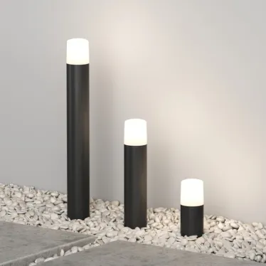 Светильник ландшафтный NORD 550 мм IP65 1хE27 LED до 18 Вт черн. алюм.