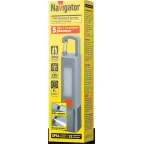 Фонарь светодиодный NPT-CA27-ACCU кемпинг 1XPE, 3Вт + 1 SMD, 3Вт