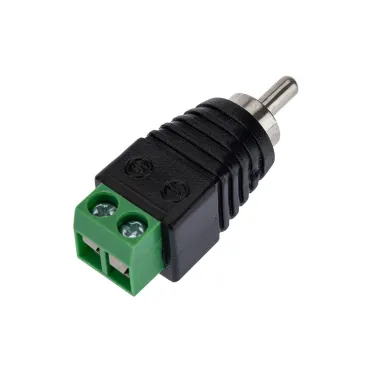 Разъем штекер RCA с клеммной колодкой,,