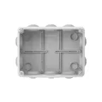 Распаячная коробка ОП 150х110х70мм прозрач. крышка IP55 10 гермовводов инд. штрихкод TDM