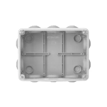 Распаячная коробка ОП 150х110х70мм прозрач. крышка IP55 10 гермовводов инд. штрихкод TDM