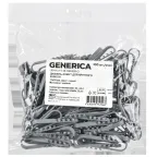 Дюбель-хомут 11х18мм для круглого кабеля нейлон серый (100шт/упак) GENERICA