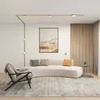 Светильник для трека SHINE FLOW со светодиодом D74хH28 48В DC 6 Вт RA-90 3000 К IP20 сатинированная латунь алюм. DENKIRS DK5761-SB