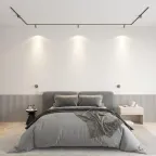 Светильник для трека SHINE SPOT со светодиодом D35хH70 48В DC 6 Вт RA-90 3000 К IP20 темный никель алюм. DENKIRS DK5740-DN