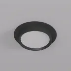 Светильник встраиваемый IP20 до 15 Вт GX53 LED черн. алюм. DENKIRS DK2090-BK