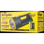 Фонарь светодиодный NPT-SP37-ACCU прожектор/кемпинг 1 LED, 10 Вт+60 COB, 6Вт