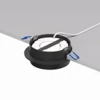 Светильник встраиваемый IP20 до 15 Вт GX53 LED черн. алюм. DENKIRS DK2090-BK