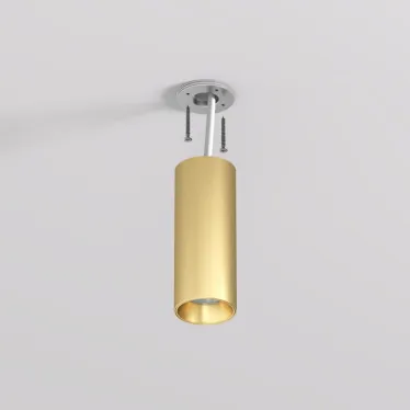 Светильник накладной SHINE TUBE со светодиодом D45хH115 IP20 3000 К 7 Вт RA-90 сатинированная латунь алюм. DENKIRS DK2615-SB