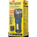 Фонарь светодиодный NPT-CP28-ACCU для работы 1 LED, 1В + 1 СОВ, 3Вт