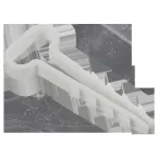 Дюбель-хомут 14х6мм для плоского кабеля нейлон белый (100шт/упак) GENERICA