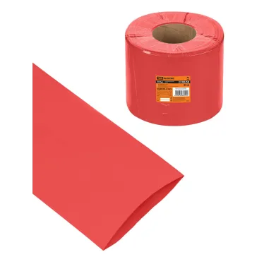 Термоусаживаемая трубка ТУТнг 100/50 красная (25 м/ролл) TDM