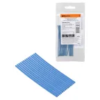 Набор трубок термоусаживаемых клеевых Моноцвет синий 15/06 TDM