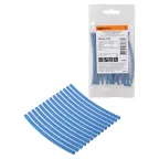 Набор трубок термоусаживаемых клеевых Моноцвет синий 32/10 TDM