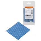 Набор трубок термоусаживаемых клеевых Моноцвет синий 48/15 TDM