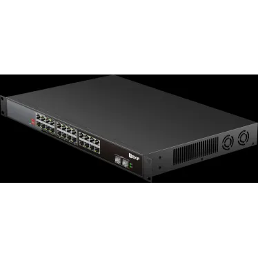 Коммутатор промышленный неуправляемый U-2GX/SFP-24GTP-R, 2 порта 1000Base-X SFP, 24 порта 10/100/1000Base-T(X) RJ45 c PoE, монтаж в 19'' стойку TSX EKF