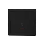 LETO Выключатель проходной с подсветкой чёрный бархат Lezard 752-4200-114