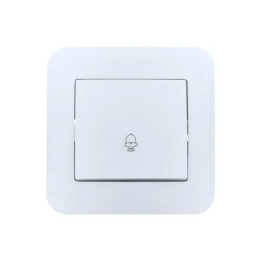 ASTI Кнопка звонка, 10 А, белый Lezard 7081-0202-103