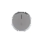                  OSEN Кнопка звонка с подсветкой, 10 А, механизм, серый матовый Lezard 743-7488-108
               