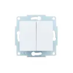 ASTI Выключатель 2-кл., 10 А, механизм, черный бархат Lezard 7081-0288-101