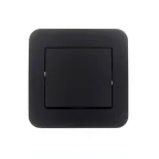 ASTI Выключатель промежуточный 1-кл., 10 А, чёрный бархат Lezard 7081-4242-107