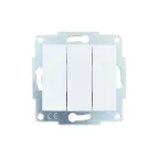 ASTI Выключатель 3-кл., 10 А,механизм, белый Lezard 7081-0288-109