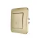 ASTI Кнопка звонка, 10 А, золото Lezard 7081-3636-103