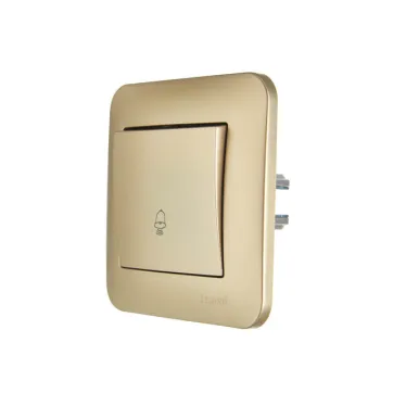 ASTI Кнопка звонка, 10 А, золото Lezard 7081-3636-103