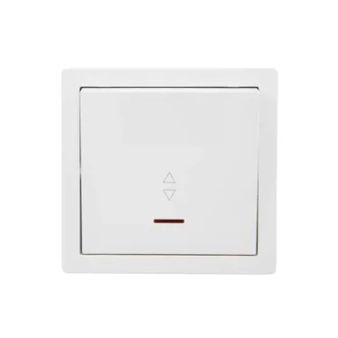 LETO Выключатель проходной с подсветкой белый Lezard 752-0200-114