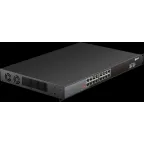 Коммутатор промышленный неуправляемый U-2GX/SFP-16GTP-R, 2 порта 1000Base-X SFP, 16 портов 10/100/1000Base-T(X) RJ45 c PoE, монтаж в 19'' стойку TSX EKF
