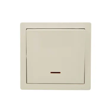 LETO Выключатель с подсветкой крем Lezard 752-0300-111