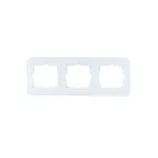 ASTI Рамка 3-ая горизонтальная без вставки белая Lezard 7081-0200-148