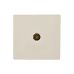 LETO Розетка ТВ оконечная крем Lezard 752-0300-130